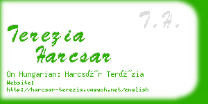 terezia harcsar business card